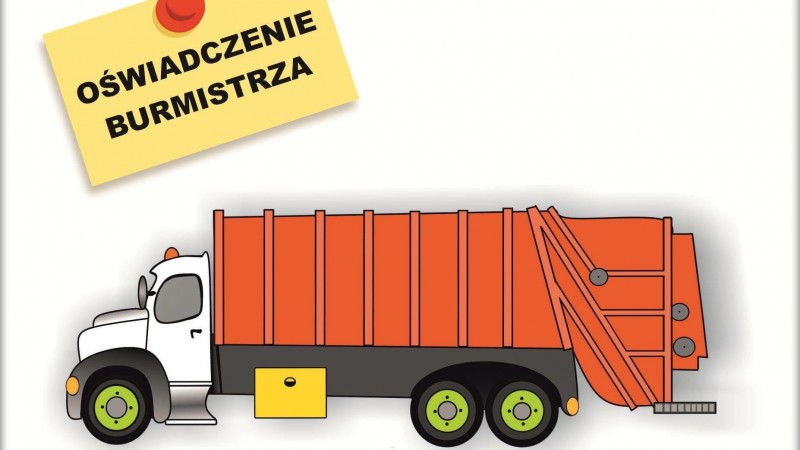 OŚWIADCZENIE BURMISTRZA W SPRAWIE ODBIORU ODPADÓW KOMUNALNYCH NA TERENIE MIASTA I GMINY SWARZĘDZ
